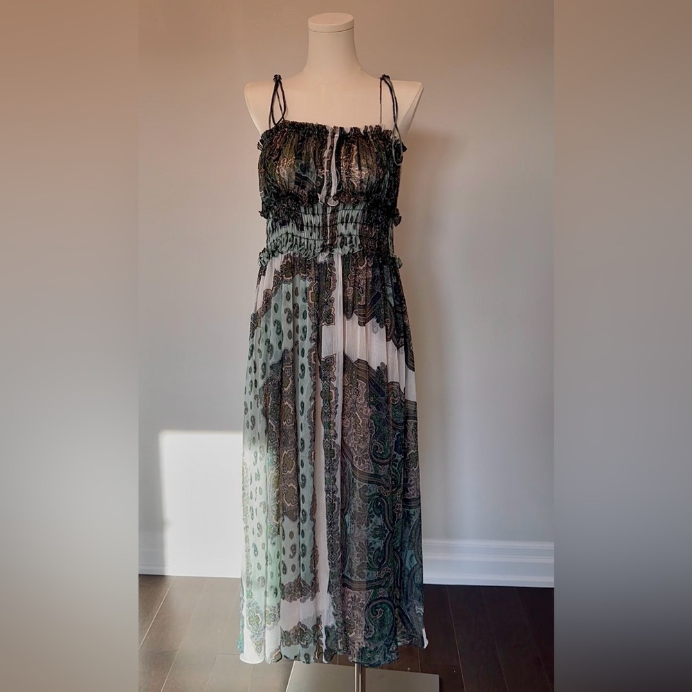 Zara Paisley Print Maxi Dress – Size XS - Picture 6 of 6
